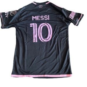 Inter Miami Messi  big and tall jersey size 3xl  black